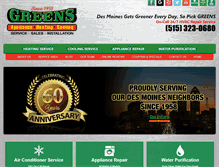 Tablet Screenshot of greensahc.com